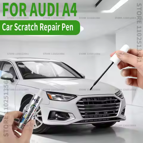 For Audi A4 Car Paint Repair Pen Touch Up Scratch Remover DIY Auto Accessories White LY9C Green LX6M
