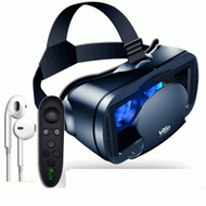 藍光版3d VR眼鏡（Pro藍光VR+Y1手柄黑+耳機）