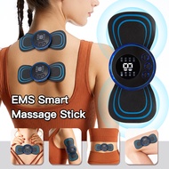 LCD Display EMS Neck Massage Electric Massager Cervical Neck Back Patch 8 Mode Pulse Muscle Stimulat
