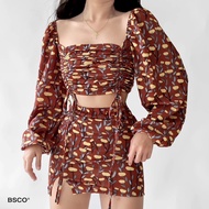 BSCO Aicy Brown Coordinates Korean Women Fashion BSCO Official bscomain bscohouse