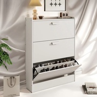 [48H Shipping] Ultra-Thin Shoe Cabinet17cm cm Household Narrow Door Tilting Modern Simple Hall Cabin