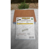 Print 2-fold CUSTOM Invoice BON Notes Can Be Individually