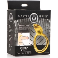 Master Series Cobra King Golden Metal Cock Ring