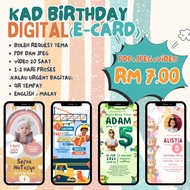 KAD BIRTHDAY DIGITAL | KAD JEMPUTAN HARI LAHIR | KAD JEMPUTAN BIRTHDAY | KAD DIGITAL