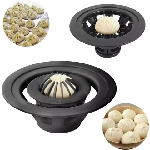 Flower Shaped Baozi Making Mould Convenient Fast Easy Fall Homemade Dumpling Bao Siu Mai Machine for
