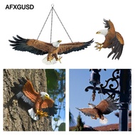 [AFXGUSD] Polyresin Eagle Flight Of Freedom American Bald Eagle Hanging Bird Statue