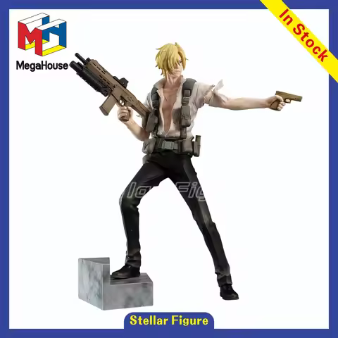 【SF】In Stock MegaHouse GEM Series BANANA FISH Ash Lynx Aslan Jade Callenreese Figures Model Collecti
