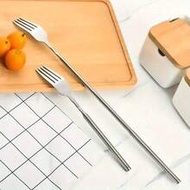 1pc Stainless Steel Telescopic Serving Fork - Extendable Length 22.1~64.6cm (8.7~25.4 Inches), Easy 