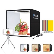 PULUZ 25cm Folding Portable 3 Modes Dual Color Temperature Ring Light Photo Lighting Studio Shooting