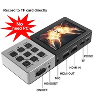 Ezcap273 1080P 60fps Game Recording HDMI Video Capture Card with Display Screen Speaker HDMI Loop To