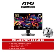 MSI MAG 271QPX QD-OLED E2 26.5” WQHD 240Hz Gaming Monitor