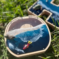 體驗活動 海浪存錢筒 可選擇2隻公仔 環氧樹脂Epoxy 可使用文化幣