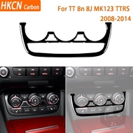 For Audi TT 8N 8J MK1 MK2 MK3 2008-2014 Accessories Piano Black Car Interior Air Conditioning Button