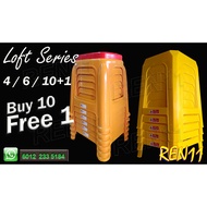 3v High quality Grad A Solid Strong Plastic Stool / Chair - Tough Base