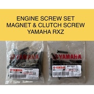 RXZ ENGINE SCREW SET MAGNET &amp; CLUTCH COVER SCREW SET FOR YAMAHA RXZ OLD NEW BOSCH MILLI CATALYZER