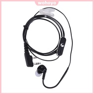 Earpiece Headset Noise Cancellation Walkie Talkie Earpiece Headset Accessories Black for BAOFENG Ret