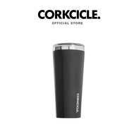 Corkcicle Water Bottle 24 oz (710 ml) Tumbler | Matt Black Keeps Cold 9hrs Portable Glass
