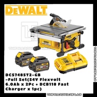{The Hardware Lab}Dewalt DCS7485T2-GB Brushless Flexvolt Table Saw Kitted 8-1/4inch 54V