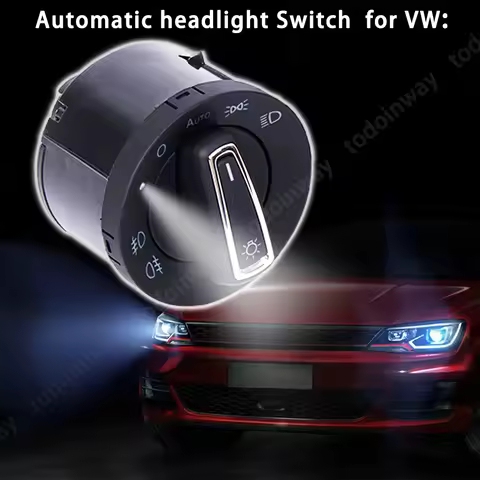 Auto Headlight Switch Module for VW Golf 7 6 5 MK6 Mk7 Jetta MK5 Tiguan MK1 MK2 Passat B6 B7 Tuning 