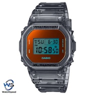 Casio G-Shock DW-5600 Series DW5600TLS-8D DW-5600TLS-8D DW-5600TLS-8 Translucent Grey Resin Band Wat