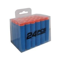 24 pcs 7.2cm Refill Bullet Darts for Nerf Suction N-strike Elite, Machine gun Blasters Toy Blue