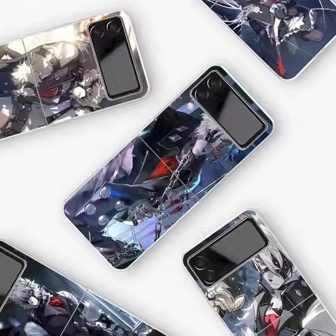 Mobile Phone Case for Samsung Galaxy Z Flip 4 3 5G Folding Transparent TPU Cover Zflip4 Zflip3 Von L