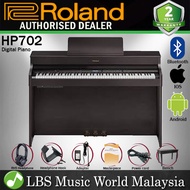 Roland HP702 88 Keys Digital Piano Weighted Key with Bluetooth MIDI Dark Rosewood (HP 702)