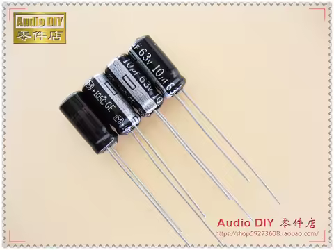 20pcs/50pcs GE series 10uF/63V 5*11mm electrolytic capacitor
