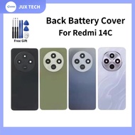 Back Battery Cover Glass Housing For XIAOMI Redmi 14C Housing Glass Door Back Battery Back Cover Cas