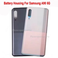 For Samsung Galaxy A90 5G A908B Back Battery Cover Glass Door Rear Housing Cover Case Adhesive stick