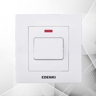 Single switch set 20A/45A for water heaters, air conditioners, large capacity devices Edenki Elegant