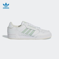 adidas阿迪达斯官方三叶草CONTINENTAL 80 STRIPES男女复古网球运动小白鞋 白/绿 38(235mm)