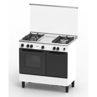 ZANUSSI 90cm Freestanding 4 Gas Burner & Gas Oven, Model: ZCG940W