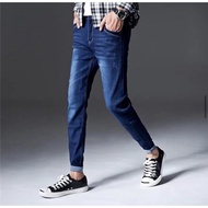 Mens jeans guys denim long pants