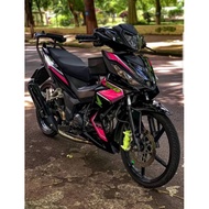 Rs150 V1&V2 Cover Set Custom Hitam Kilat