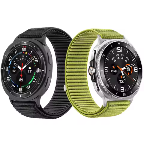 Nylon Weave Breatherable Band for Samsung Galaxy Watch 8 Classic 46mm/8 40mm 44mm Sports Watchband f
