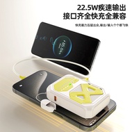 3-in-1 Wireless Power Bank Hot-Selling Magnetic Fast Charging Built-in AC Plug22.5w Compact and Port