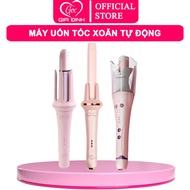 Automatic curling iron with 4 ceramic-coated heat settings to protect hair 25mm 28mm 32mm