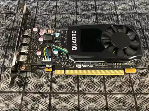 For NVIDIA QUADRO P620 2GB DDR5 4K Grafikkarte Neuwertig Mini DisplayPort CAD Grak