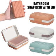 Thickened Double Layer Drain Holder No Drilling With Cover Shampoo Boxes Travel Soap Box Soap Dish Soap Holder