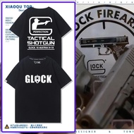 Glock Glock Tactical Shooting IPSC Commemorative Edition Short Sleeve Men Women Summer Pure Cotton T