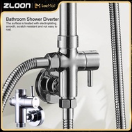 ZLOON Three-way Water Diverter T-shaped Adapter Shower Diverters Connector Toilet Bidet Water Separator Faucet Splitter Valve