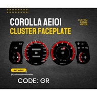 TOYOTA COROLLA AE101 (SEG) OVERLAY PANEL METER SPEEDOMETER INSTRUMENT CLUSTER