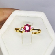 9k Gold Ruby Ring