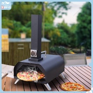 Portable Folding Pizza Oven with Thermometer for Barbecue and Pizza Cooking Home & Commercial Use Pi