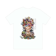 [TURNED NINJA] Áo thun nam nữ Son Gohan từ series Dragon Ball trắng đen S-5XL S-5XL
