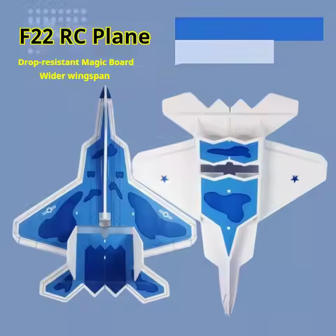New Model Aircraft F22 Remote-Controlled Fighter Jet Crash Resistant Magic Board Material Su27 Model