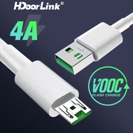 HdoorLink USB C Type C 5V 4A Fast Charging VOOC Data Cable for OPPO Micro USB Flash Charger