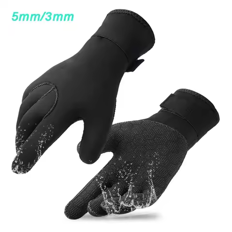 3mm/5mm Wetsuit Gloves Neoprene Diving Gloves Fishing Spearfishing Paddling Thermal Anti-Slip Surfin