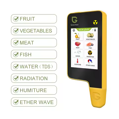 V8 5-in-1 Greentest Nitrate Tester Food Radiation Detector Geigor Counter TDS Meter Tester for Fruit
